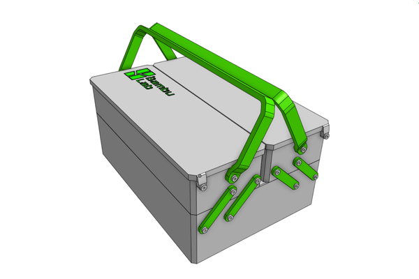 bambu labor werkzeugkasten neu gemischt by torbe werkzeuge veranstalter organisator büro zubehör zubehörteil werkstatt organisation werkzeug 3d print model - Mito3D