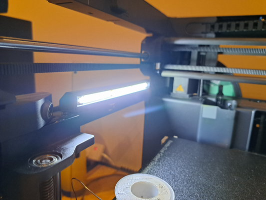 bambu stock light upgrade to 5v cob led strip p1p p1s models by kenprint 3d printer accessories p1pmod 3d print model - Mito3D