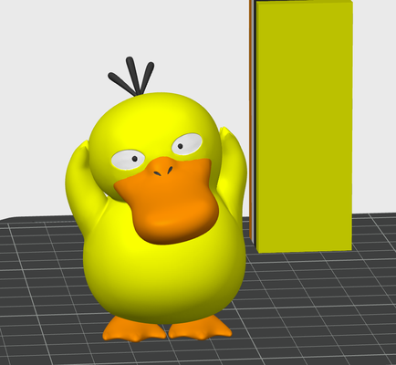 psyduck pokémon ams remixé by gokuming jouets jeux personnages 3d print model - Mito3D