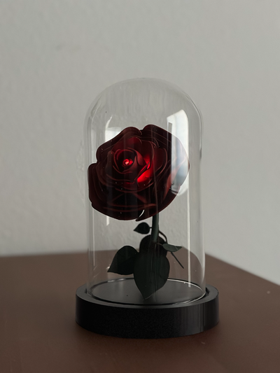 rose a beast to beauty remixed by patrickquinlan household decor disney 3d print model - Mito3D