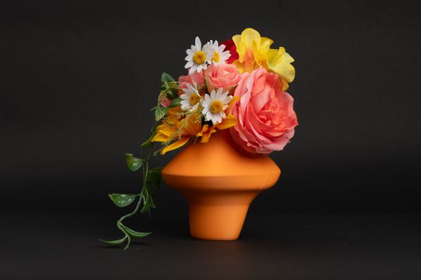 brei mutter abstrakt vase by grabbraut generativ 3d modell my pilz zusammenfassung blumen 3d print model - Mito3D