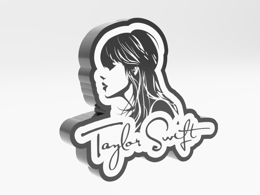 taylor çabuk hafif kutu by valeria momo mattia sanat modeller taylorswift müzik led hızlı 3d print model - Mito3D