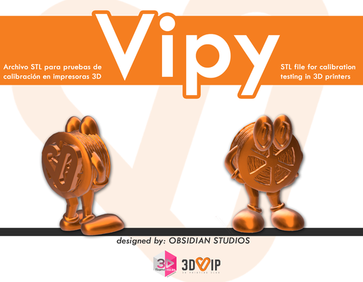 vipy stampa test by innovaland 3d stampante modelli 3d print model - Mito3D