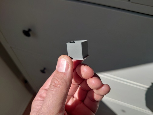couler étalonnage cube by humebeam 3d imprimante tester modèles chose universelle 39 débit flux 3d print model - Mito3D