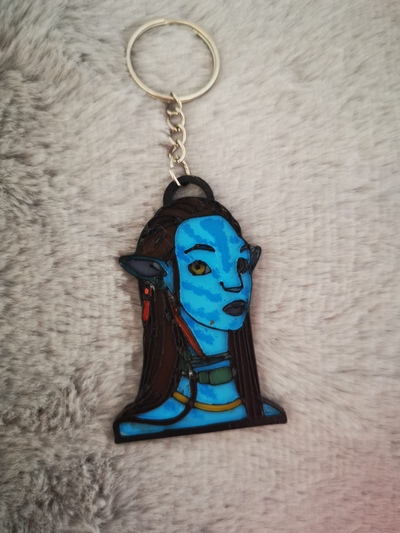 avatar keychain magnets by kris95 fashion jewelry movie keyring jakesully neytiri 3d print model - Mito3D