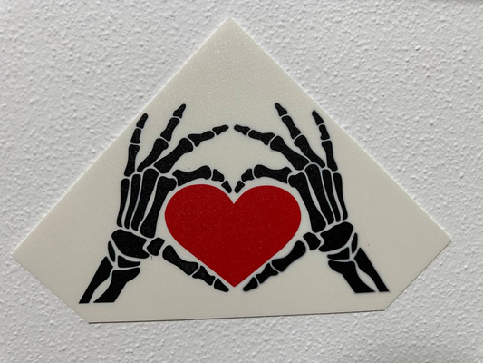 skeleton hands heart by inje print3d household decor 2d 2dart esqueleto love amor sanvalentin sanvalentinday san valentin 3d print model - Mito3D