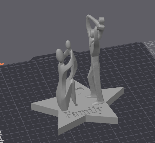 family sculpture by omerican3d art sculptures stl file prusa famiglia familia 3D print model - Mito3D