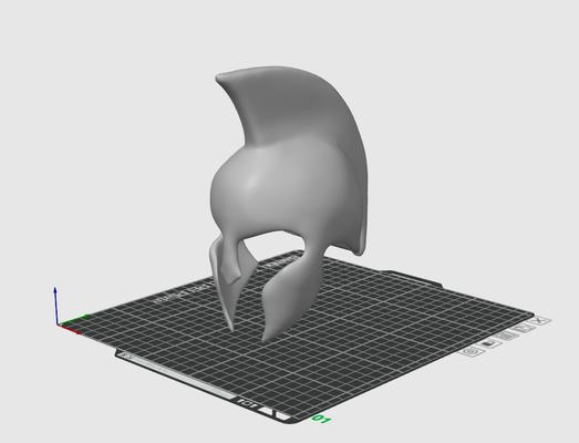 spartano casco riscalabile by 3dprintinglv oggetti scena cosplay maschere caschi greco mitologia accessorio guerriero storia 3d print model - Mito3D