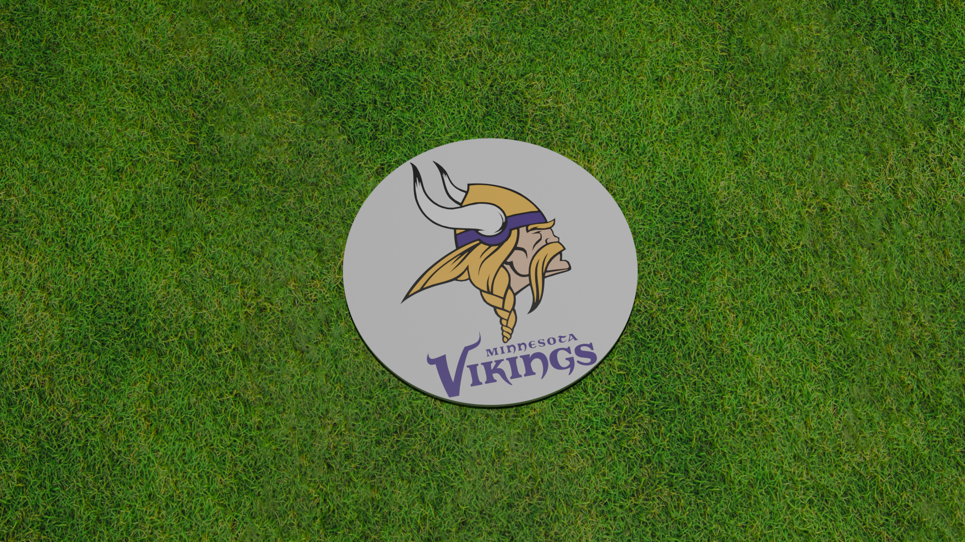 minnesota vikings coaster by miker73 household decor minnesotavikings football coasters 3D print model - Mito3D