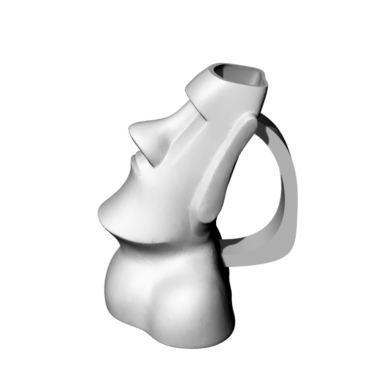 maoi tasse by abonnieren mode brille 3D print model - Mito3D