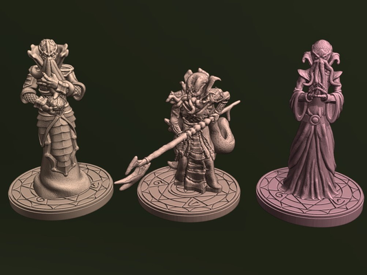 matador mentes illithids pacote dnd miniaturas remixado by asa negra criaturas dndmini dndminiatura mini minis miniatura masmorra dragões masmorras 3d print model - Mito3D