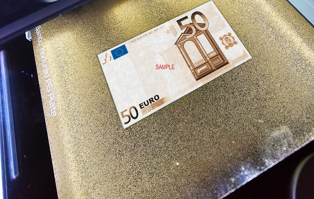 şapka dövmesi 50 euro banknot geschenk kupon kupon örneklem by printfarm24 sanat 2d şema europa para dolar 10 20 5 100 500 200 3d 3d print model - Mito3D