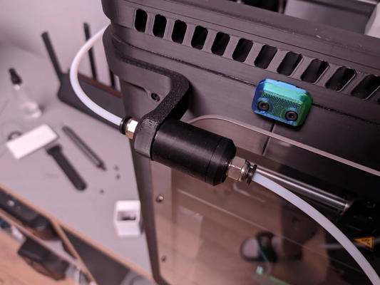 bambu laboratorio p1p filamento guida magnete connettore più pulito arco allegato by sciamano 3d stampante accessori 3d print model - Mito3D