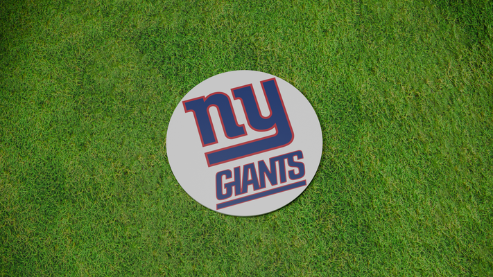 york giants coaster by miker73 household decor football coasters 3d print model - Mito3D