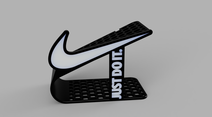 nike tênis organizador exibição remixado by n33 designs moda calçados swoosh af1 ar força 1 jordânia treinadores sapato prateleira 3d print model - Mito3D