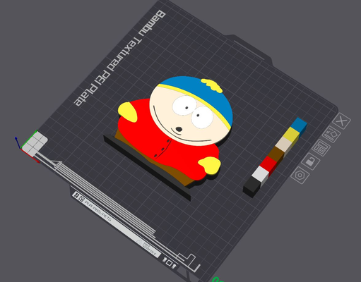 güney park cartman masa ayakta durmak by 5kyrunn3r sanat heykeller kenny stan kyle tereyağı butters ams hazır logo işaret broflovski aile insan 3d print model - Mito3D