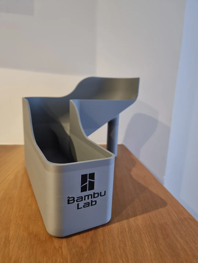 bambu laboratoire filament caca poubelle x1 x1c p1p p1s remixé by harry pulvirent 3d imprimante accessoires carbone seau p1 séries 3d print model - Mito3D