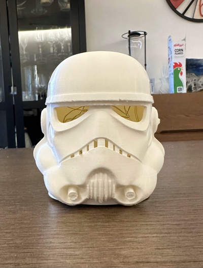 stormtrooper helmet lamp by ale elli household decor starwars star wars light 3d print model - Mito3D