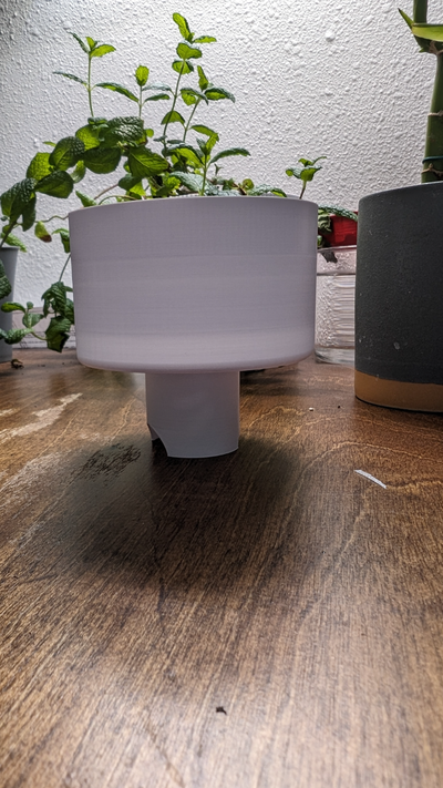 sulama değişiklik yeniden karıştırılmış by çökük ev halkı dekor self watering auto oto otlar ekici tencere otomatik 3d print model - Mito3D