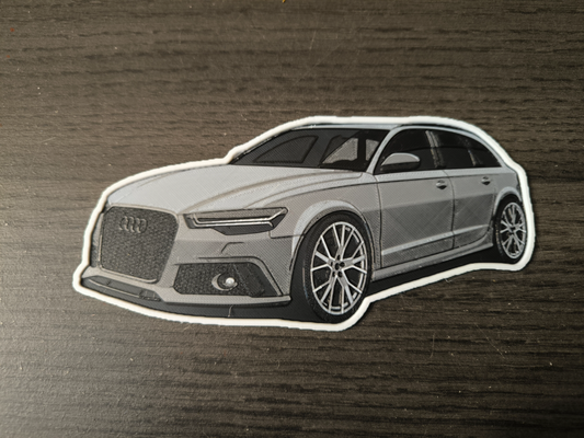 audi rs6 forja chapéus by caçadorabcz arte 2d veículo carro rs 3d print model - Mito3D