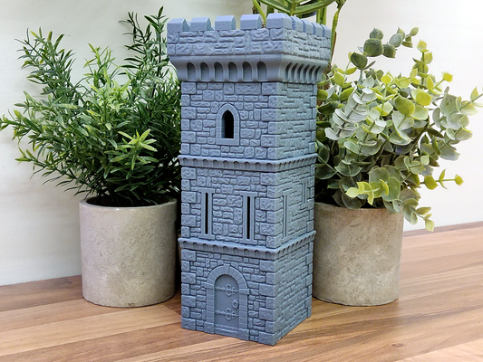 paese delle meraviglie castello torre supporto gratuito by vogman miniature architettura fantasia struttura dnd 3d print model - Mito3D