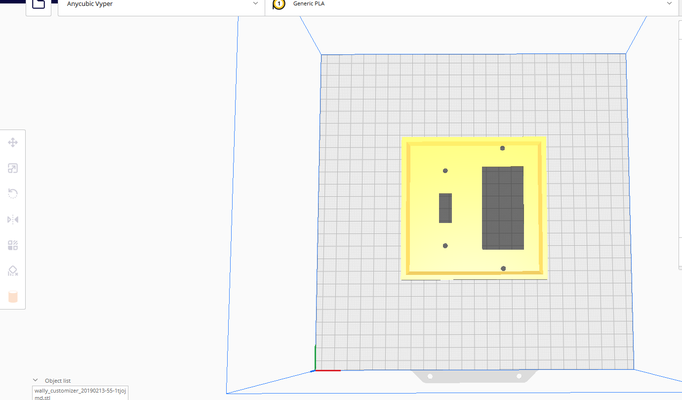 double commutateur mur assiette by lenny128684 ménage bureau 3d print model - Mito3D