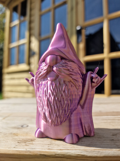 tongue out gonk by 3domsculpts household garden gnome cute horns funny 3d print model - Mito3D