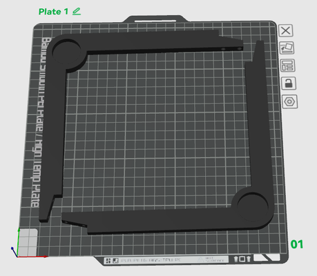 x1c p1s p1p anti vibration piedi riser remixato by grazie 3d stampante accessori estensione feetadapter vibrazione 3d print model - Mito3D