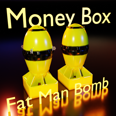 dicker bombe sparbüchse by weißer fuchs hobby diy geld box schweinchen bank 3d print model - Mito3D