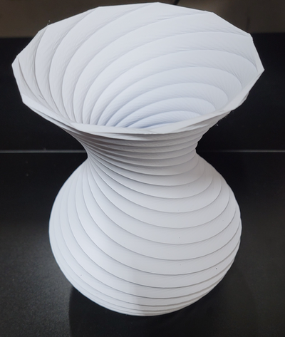 twist vase by jdipythons generative 3d model my 3d print model - Mito3D