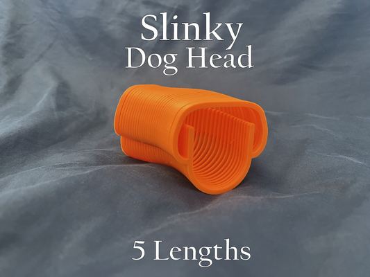 cane testa slinky by jpbruce giocattoli giochi agitarsi giocattolo animale domestico 3d print model - Mito3D