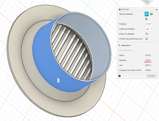 griglia de ventilazione by gayal domestico casa modelli aerazione 3d print model - Mito3D