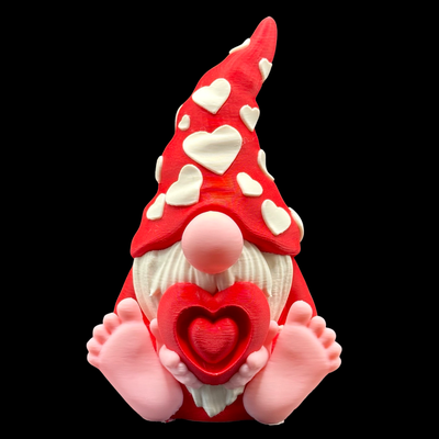 san valentino gnomo by romwba3d arte sculture giorno san valentino amore 2024 romwba carina cuore 3d print model - Mito3D