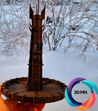 lotr isengard zar kule by 3dmn sahne cosplays kral of yüzükler film kitabın güzel eğlence oyun masaüstü aksesuarlar middle earth fantezi dekor zindanlar ejderhalar dandd 3d print model - Mito3D