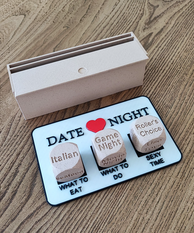 night dice storage box by dbw dad toys & games board dating datingdice datenight valentinesday valentinesday2024 romantic romance valentinesgift valentinesdaygifts 3d print model - Mito3D