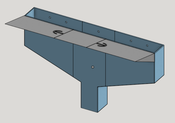 poop fänger neu gemischt by sushibagel 3d drucker zubehör rutsche x1 x1carbon zubehörteil p1 p1p p1s spülen behälter box eimer kotkorb 3d print model - Mito3D