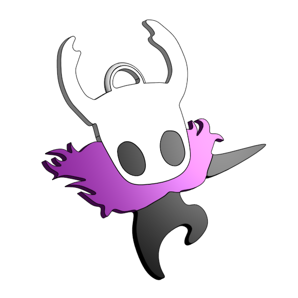 cavo cavaliere portachiavi by acnet3d utensili gadget gioco hollowknight 3D print model - Mito3D