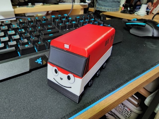 titipo treno by gyulee giocattoli giochi personaggi 3d print model - Mito3D