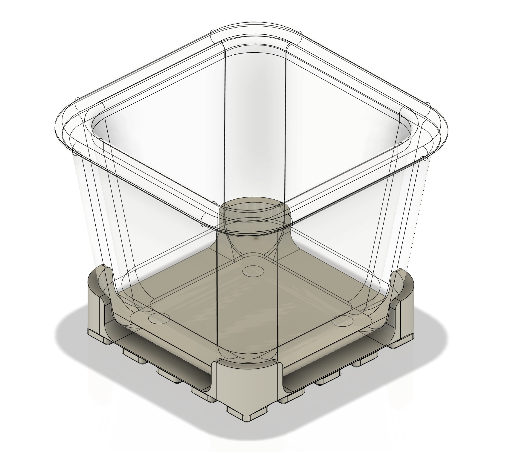 ikea 365 804 449 46 pequeno vidro recipiente suporte gridfinity by menkovitch português casa modelos 3D print model - Mito3D