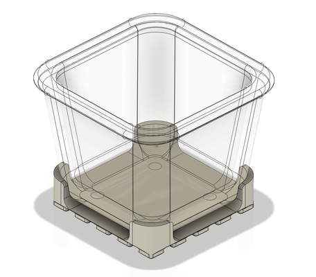 ikea 365 804 449 46 pequeno vidro recipiente suporte gridfinity by menkovitch português casa modelos 3d print model - Mito3D