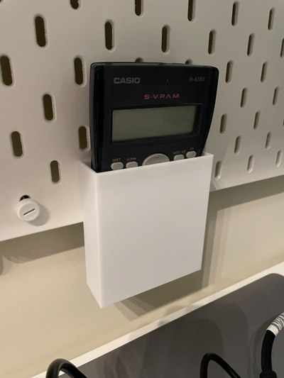 skadis destek hesap makinesi casio fx82ms by yiyeceksin ev halkı ofis 3d print model - Mito3D