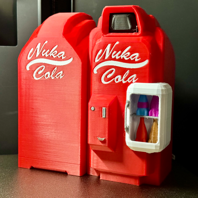 ricaduta nuka coca cola vending macchina redux remixato by faran3d domestico arredamento fallout3 fallout4 fallout76 falloutnewvegas nukacola quantistico ciliegia nocciola 3d print model - Mito3D