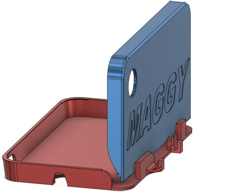 nintendo dsi xl caso bainha logotipo by lope3d passatempo faça eletrônicos ds 3dsxl dsixl 3d print model - Mito3D