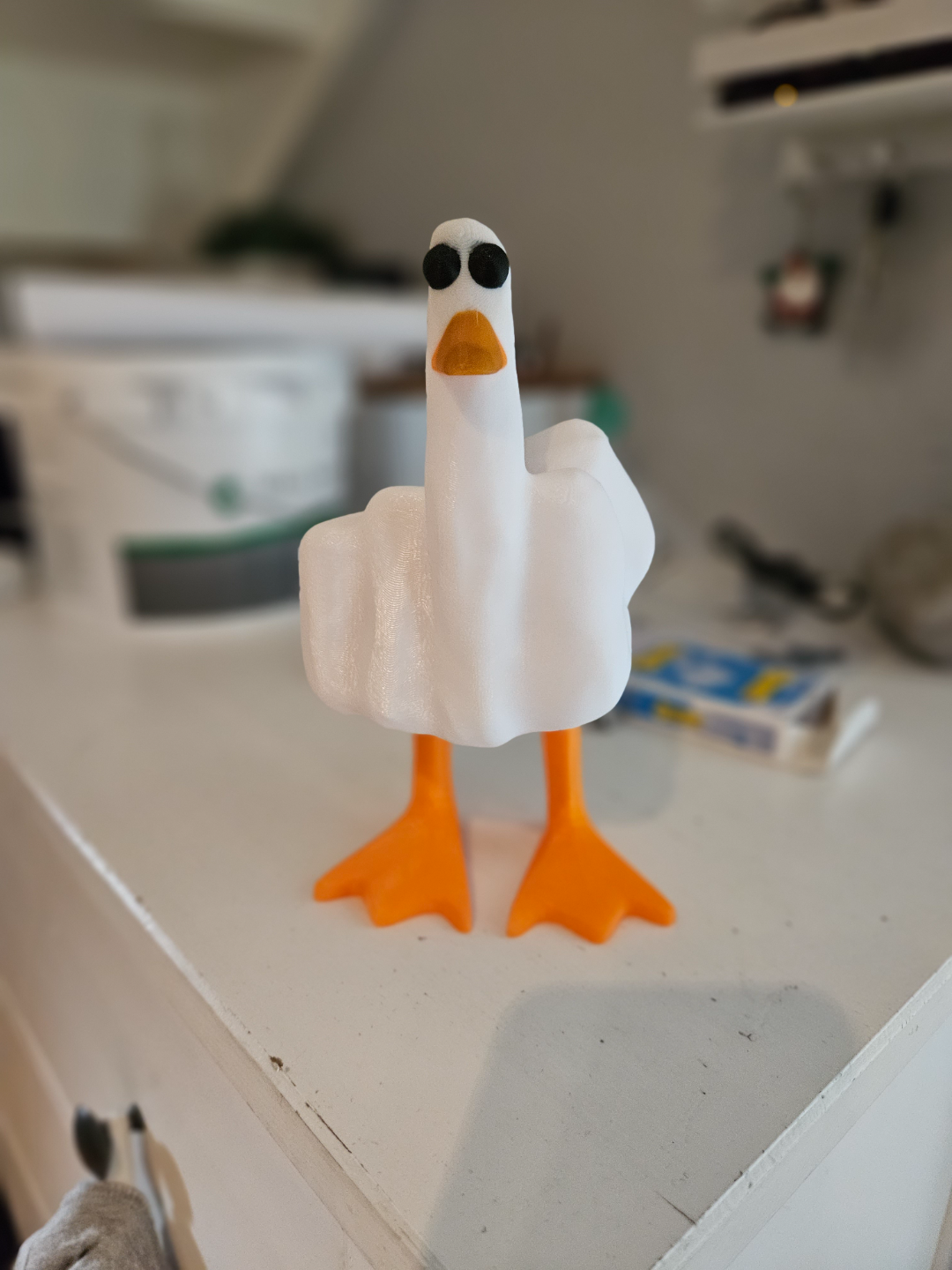 milieu doigt canard remixé by art modèles 3D print model - Mito3D