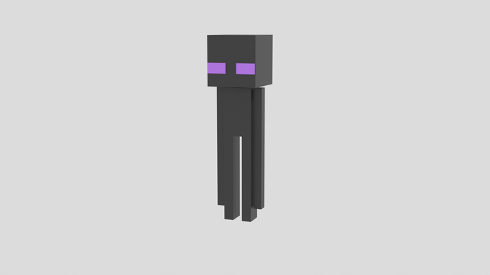 minecraft ilham enderman by 3dmn oyuncaklar oyunlar mini rakamlar 3d print model - Mito3D