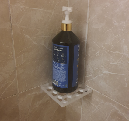 shower shelf by lrcustoms household house models base showerbase ducha soap soapbase 3d print model - Mito3D