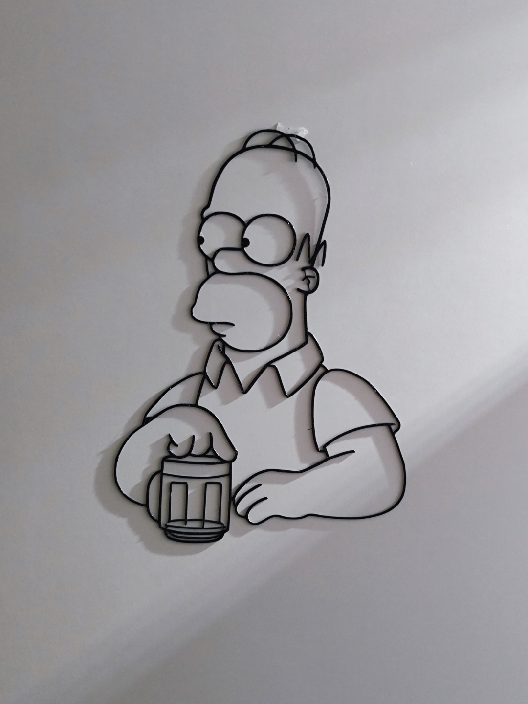 homero simpson cerveza by tío sam arte 2d simpzyn simpsons simpsonswallart homero simpson pared 2024 3d simpsons 3D print model - Mito3D