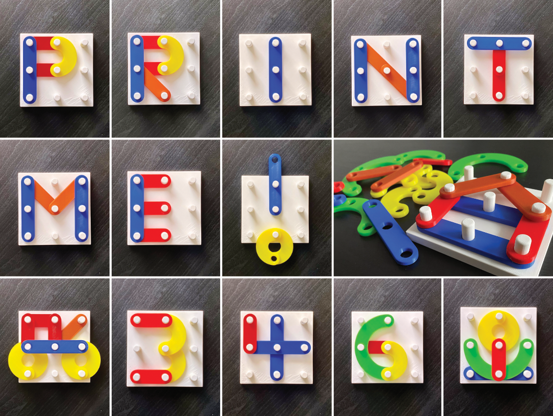 alphabet zahlen kreativ puzzle blöcke by plabs cz spielzeuge spiele rätsel kinder spielzeug bildung lehrreich briefe formen motor kompetenzen lernen spiel spaß 3D print model - Mito3D