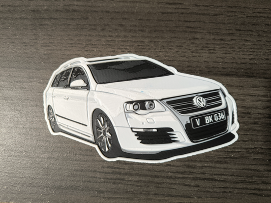 volkswagen passat b6 fucina cappelli by hunterabcz arte 2d veicolo macchina vw variante combi kombi 3d print model - Mito3D