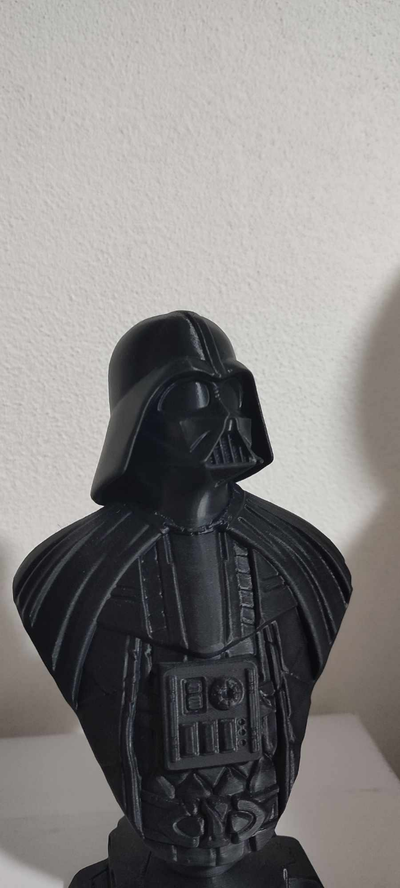 büst darth vader 17cm yeniden karıştırılmış by inek minyatürler yıldız savaşları darthvader 3d print model - Mito3D